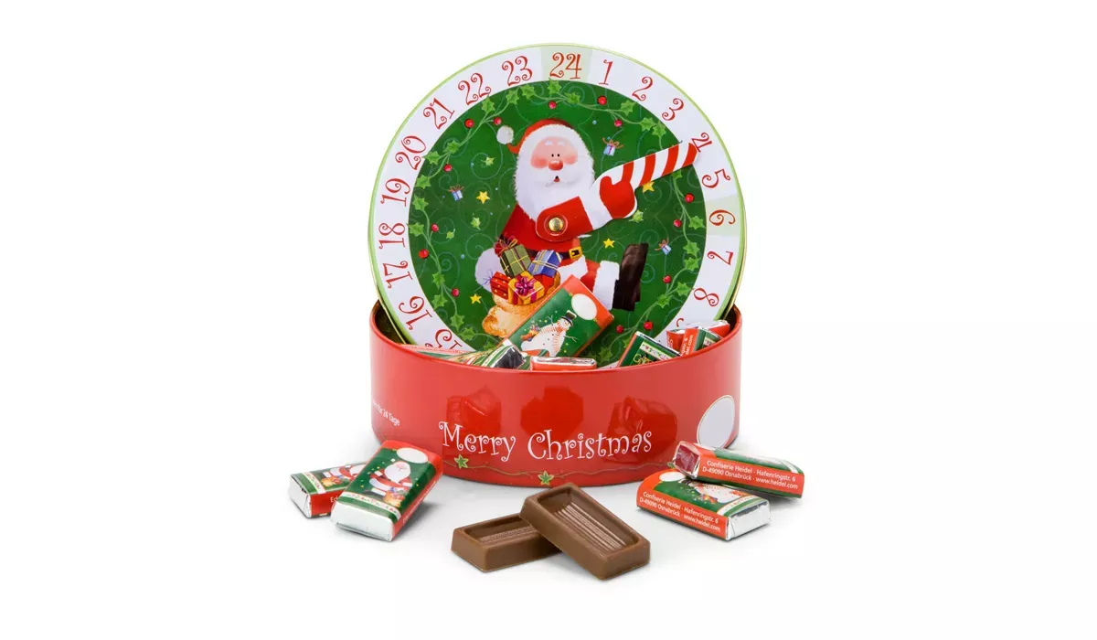 Geschenkartikel/Präsentartikel: Schokoladen Adventskalender