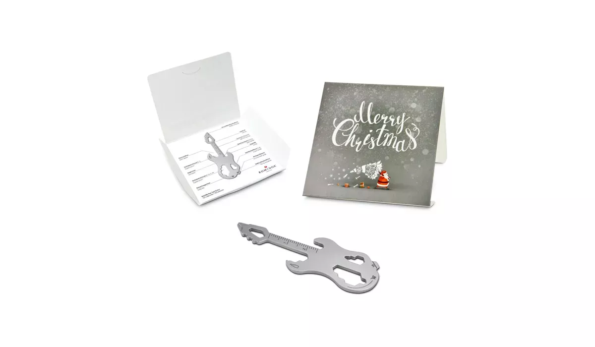 ROMINOX® Key Tool Guitar (19 functions) Merry Christmas