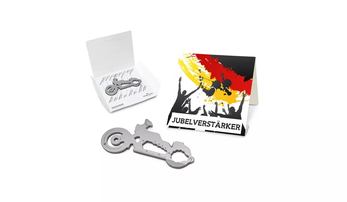 ROMINOX® Key Tool Motorbike (21 functions) Germany Fan Jubelverstärker