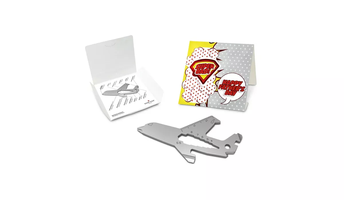 ROMINOX® Key Tool Airplane (19 functions) Super Dad
