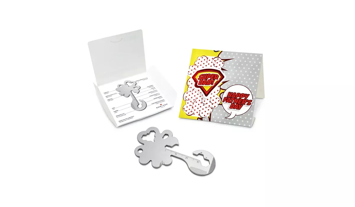 ROMINOX® Key Tool Lucky Charm (19 Funktionen) Super Dad