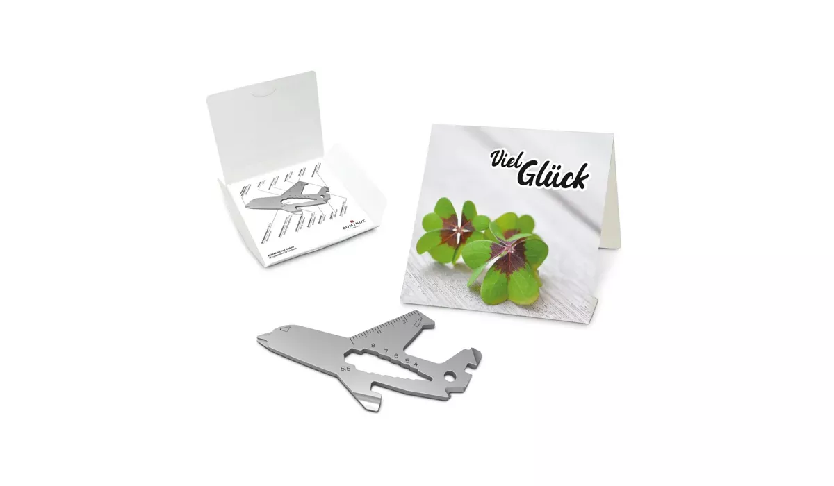 ROMINOX® Key Tool Airplane (19 functions) Viel Glück