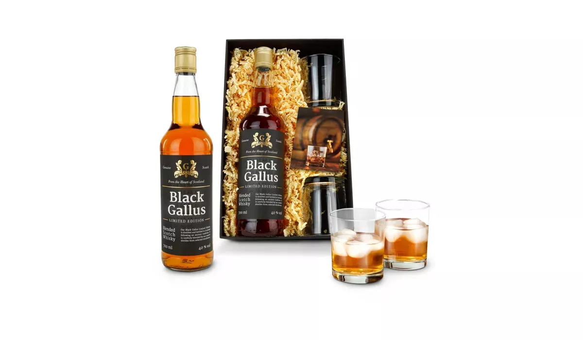 Gift box/Present set: Black Gallus Whisky