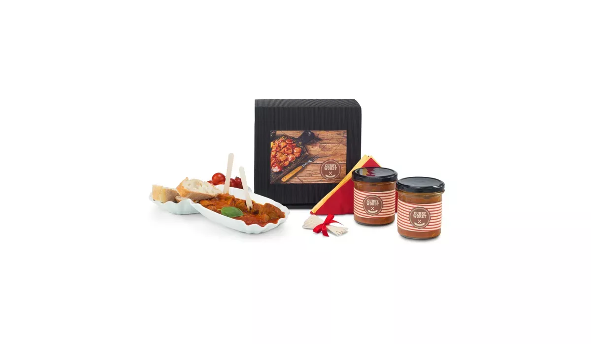 Gift box/Present set: Currywurst for two