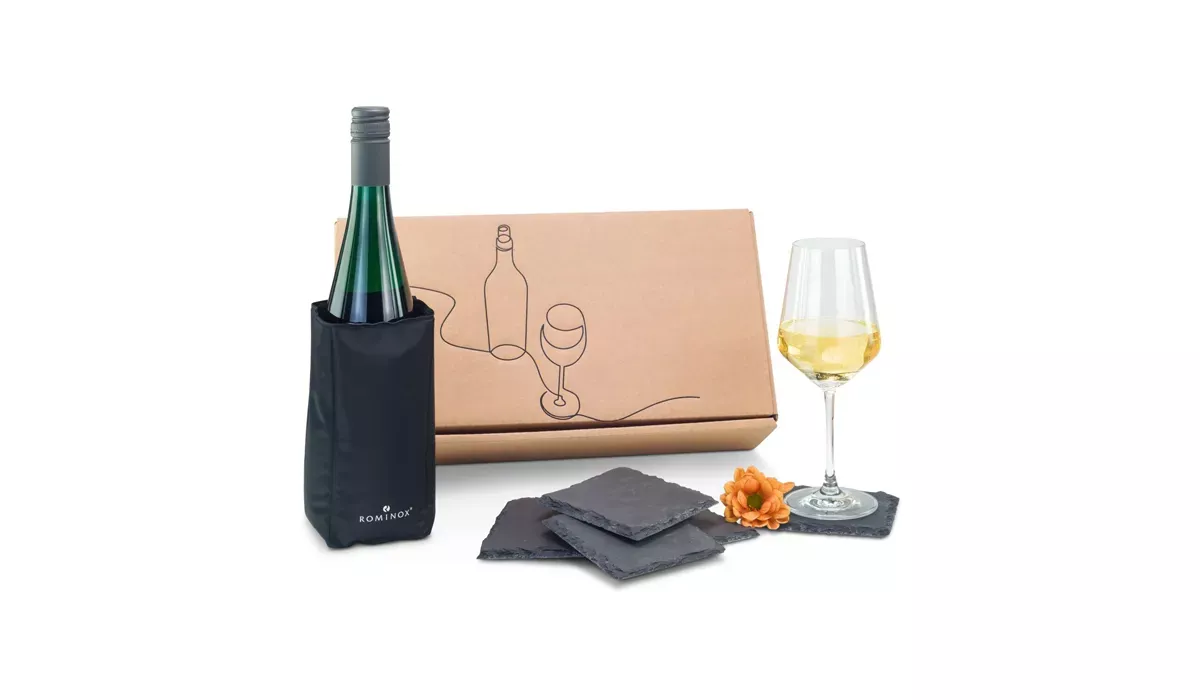 Gift box/Present set: Wine cooling