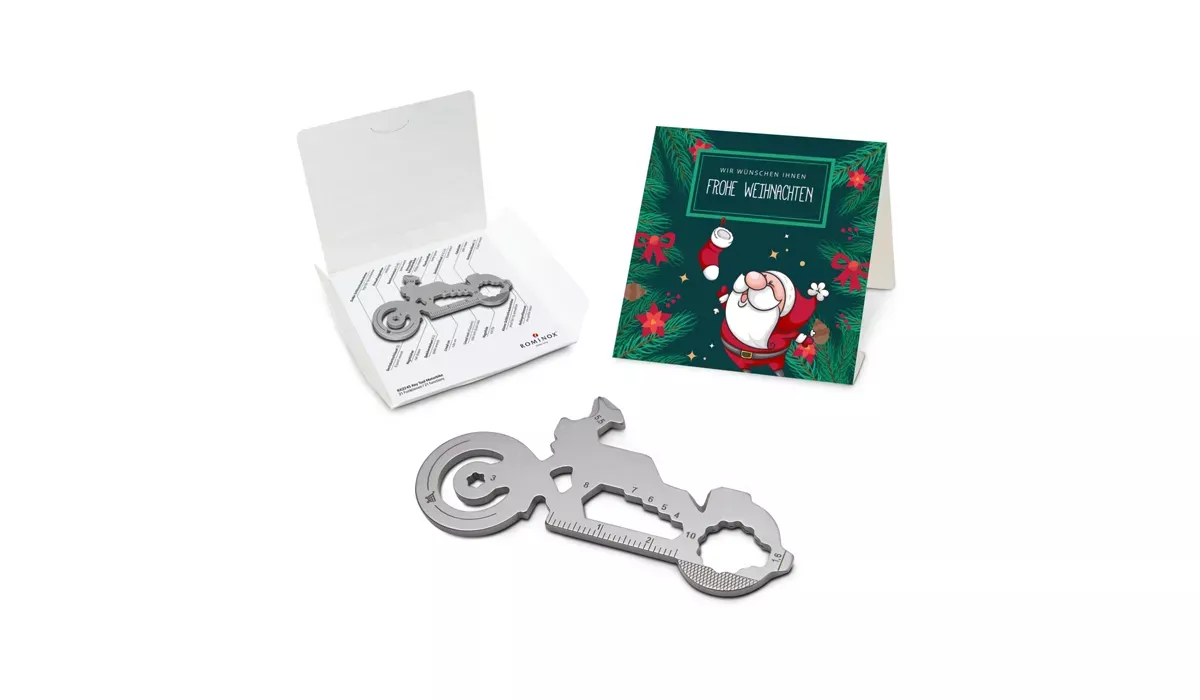 ROMINOX® Key Tool Motorbike (21 functions) Frohe Weihnachten