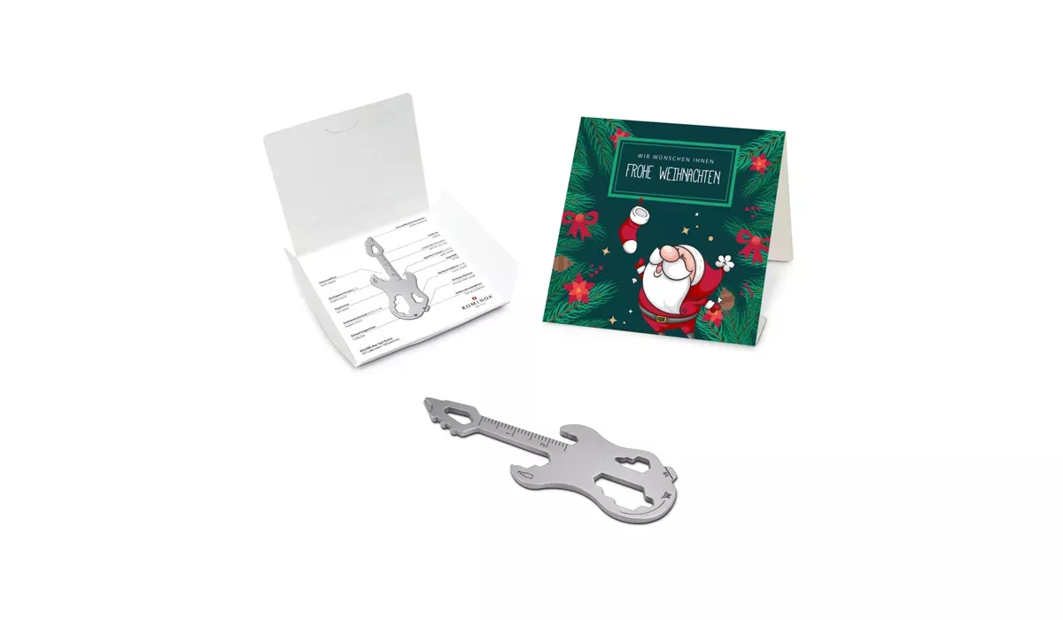 ROMINOX® Key Tool Guitar (19 functions) Frohe Weihnachten