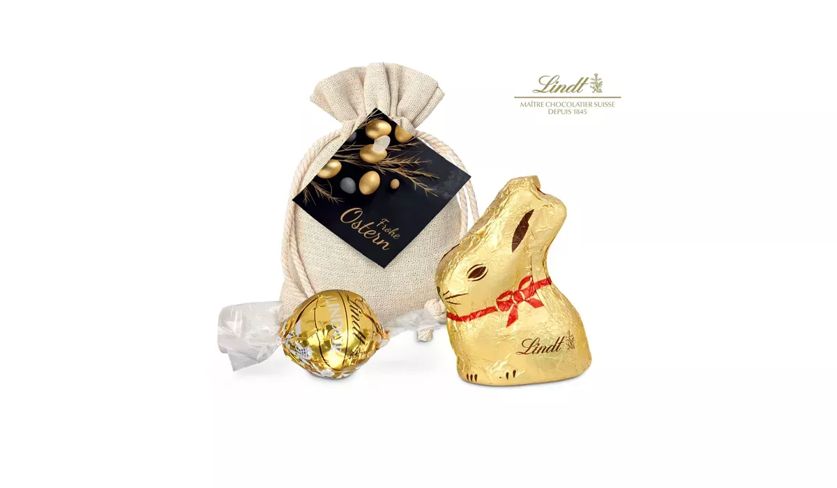 Goldenes Ostersäckchen