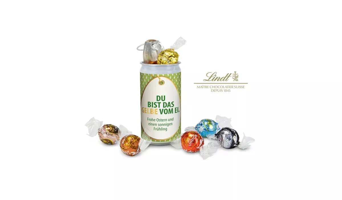 Gift product / gift article: Lindt Secret Easter - Label You are the yellow of the egg