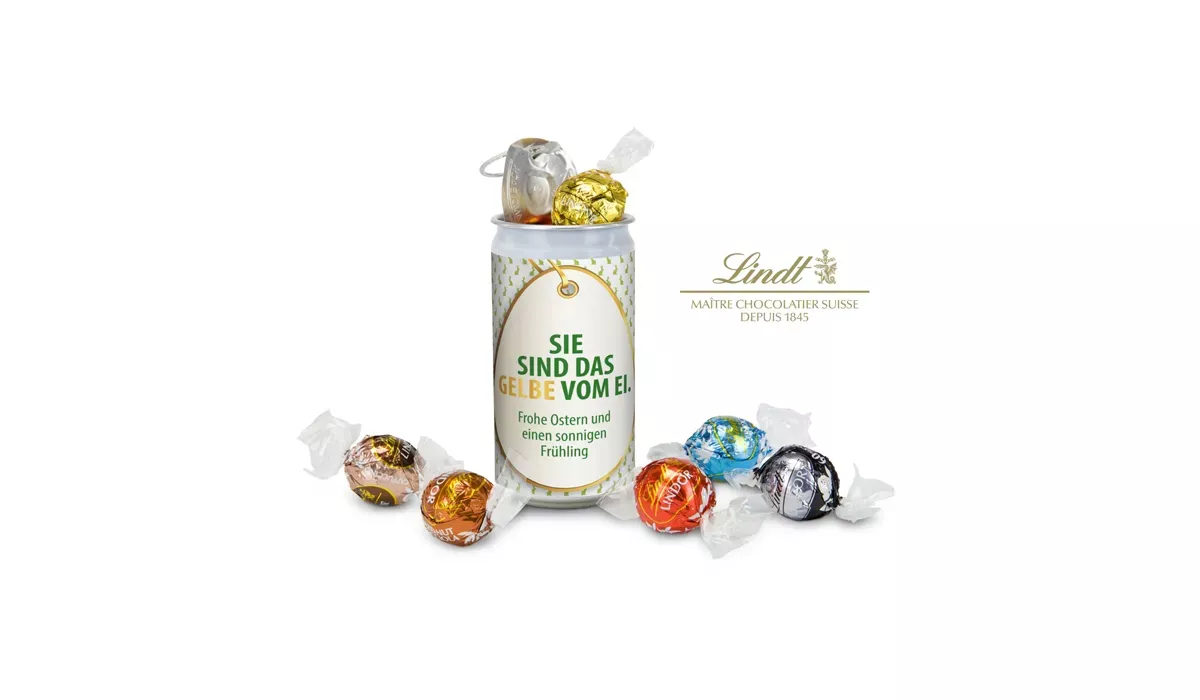 Gift product / gift article: Lindt Secret Easter - Label You are the yellow of the egg