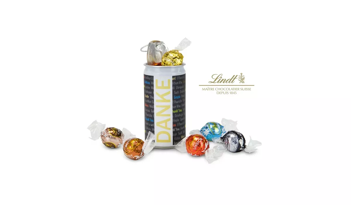 Gift product / gift article: Lindt Secret Easter - Label Thank you