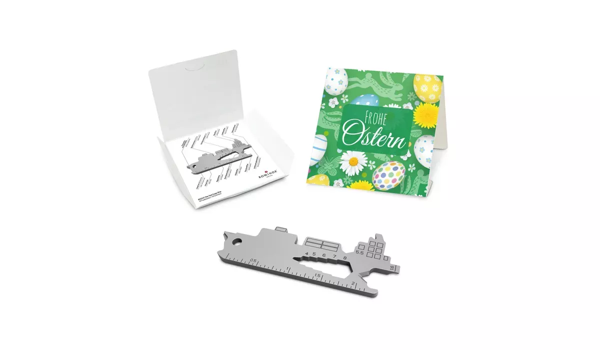 ROMINOX® Key Tool Cargo Ship (19 functions) Frohe Ostern