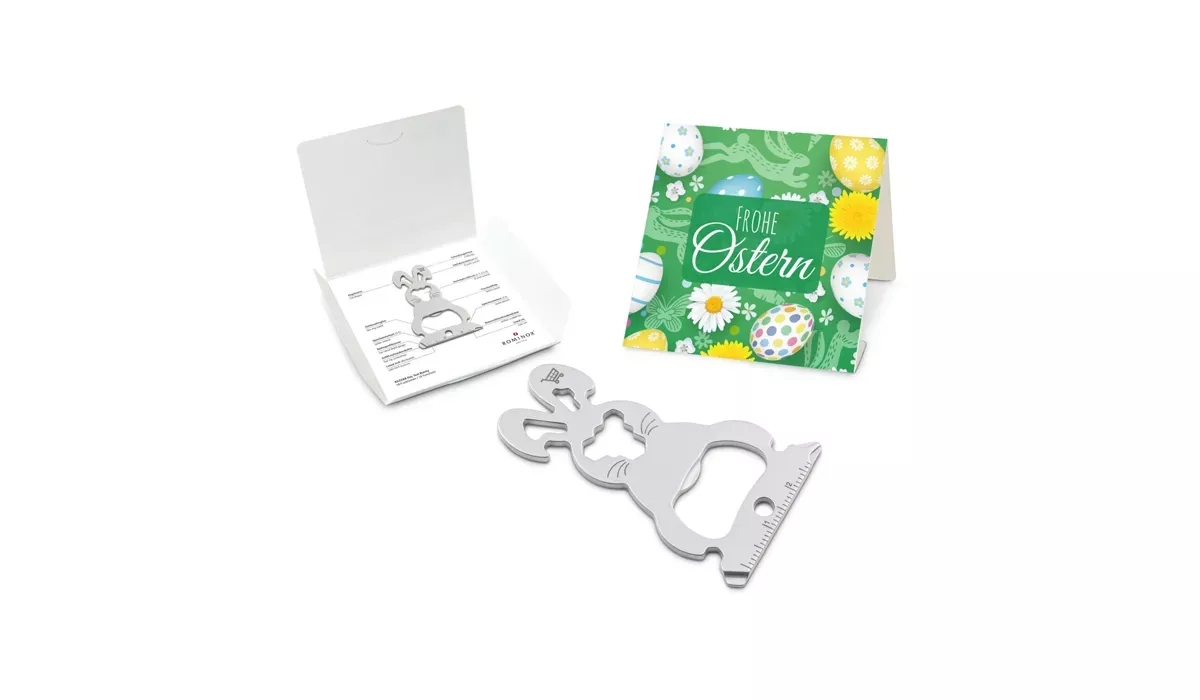 ROMINOX® Key Tool Bunny (16 functions) Frohe Ostern