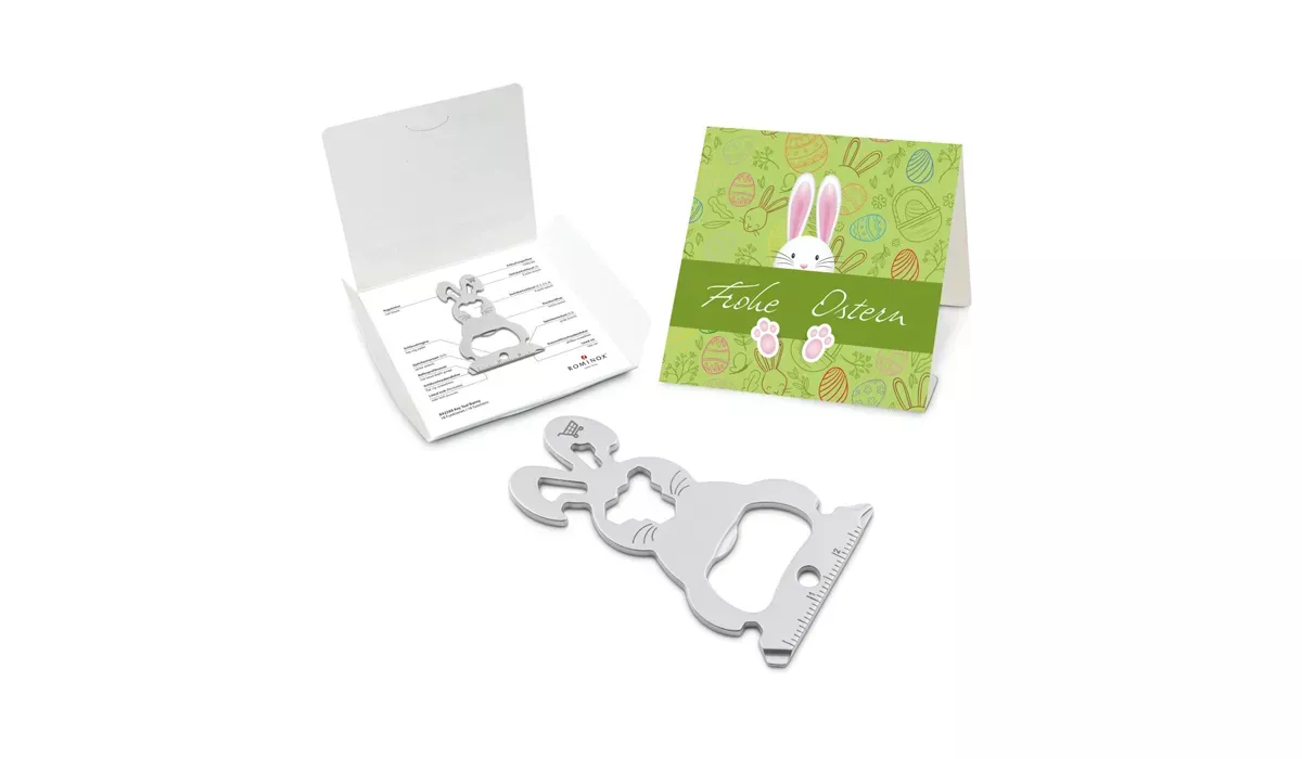 ROMINOX® Key Tool Bunny (16 Funktionen) Frohe Ostern Hase