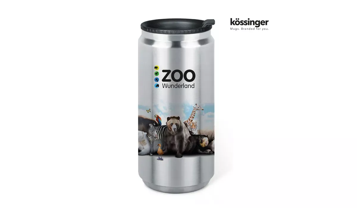 Thermodose King Can Edelstahl 330 ml - Sublimation