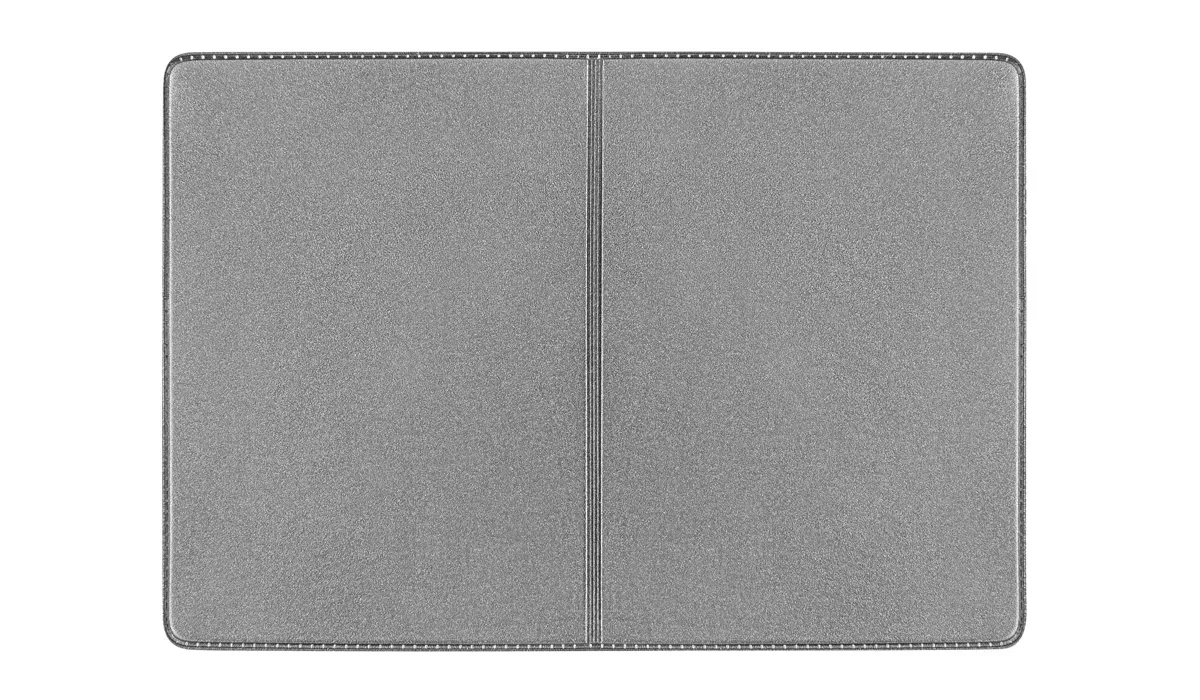 ID card pocket 2-fold reflective foil silver