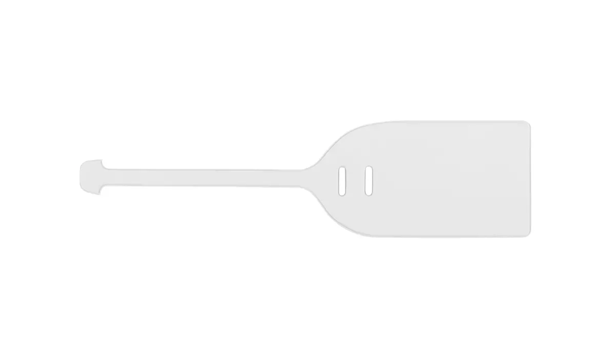 Luggage tag normal foil white
