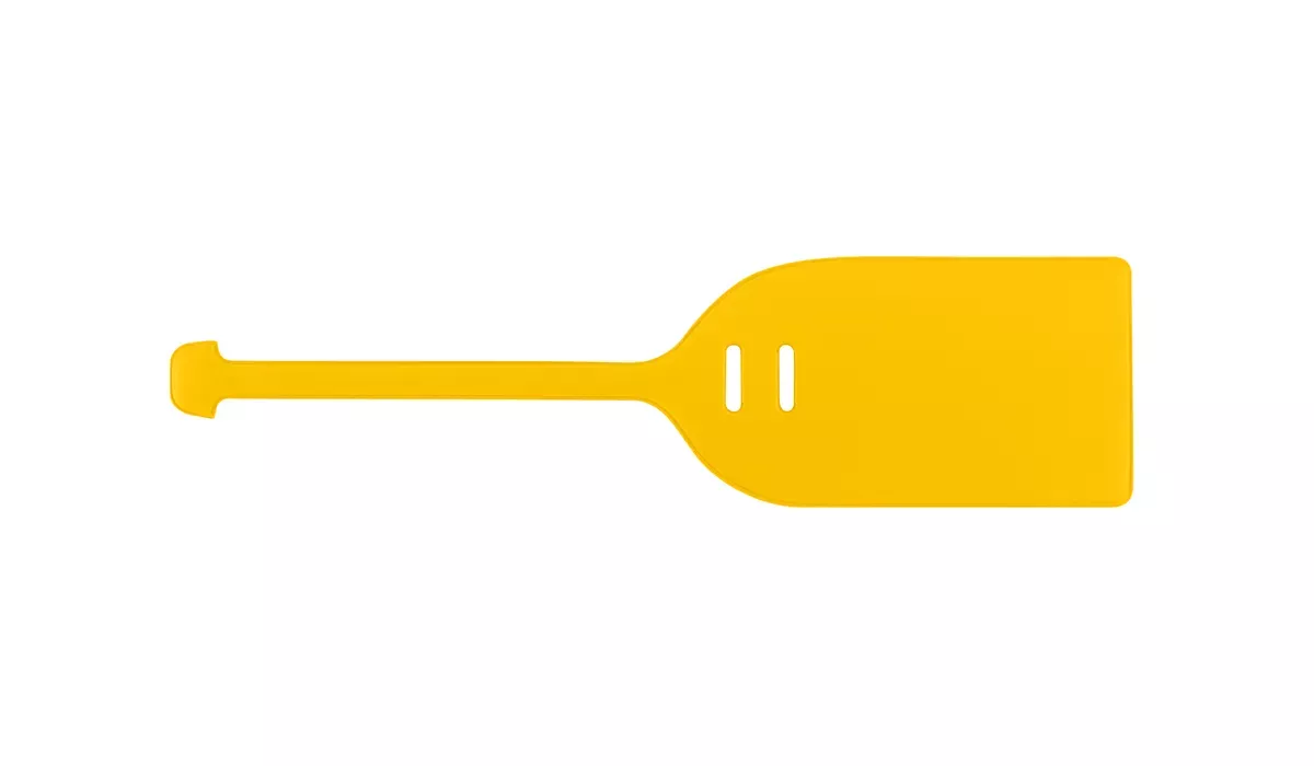 Luggage tag normal foil yellow