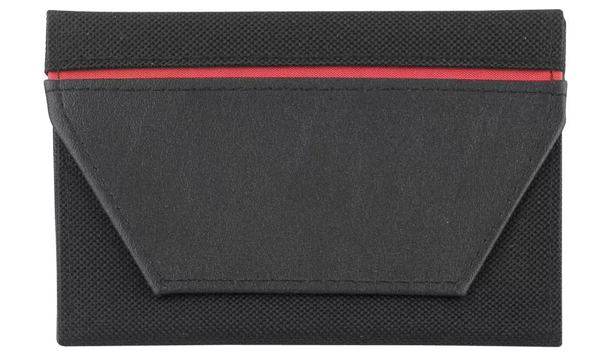 ColourStripe ID Card Pouch Black/Red