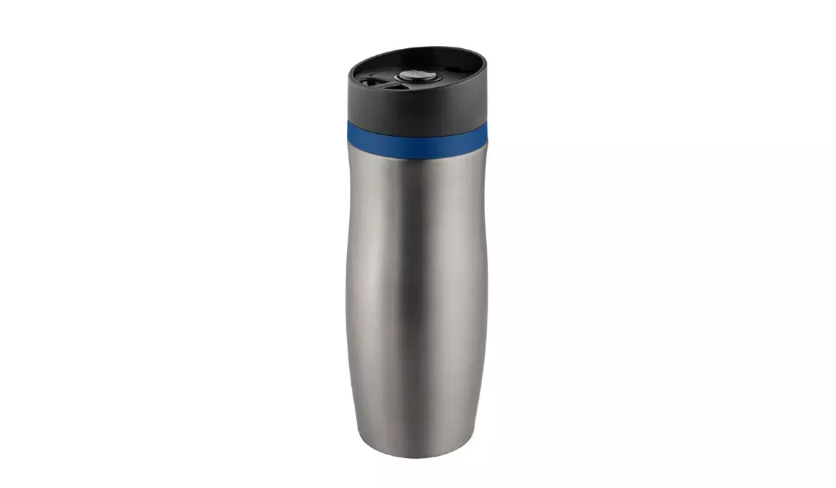 Thermo Mug CremaExtensaProtect titanium/Ring blue