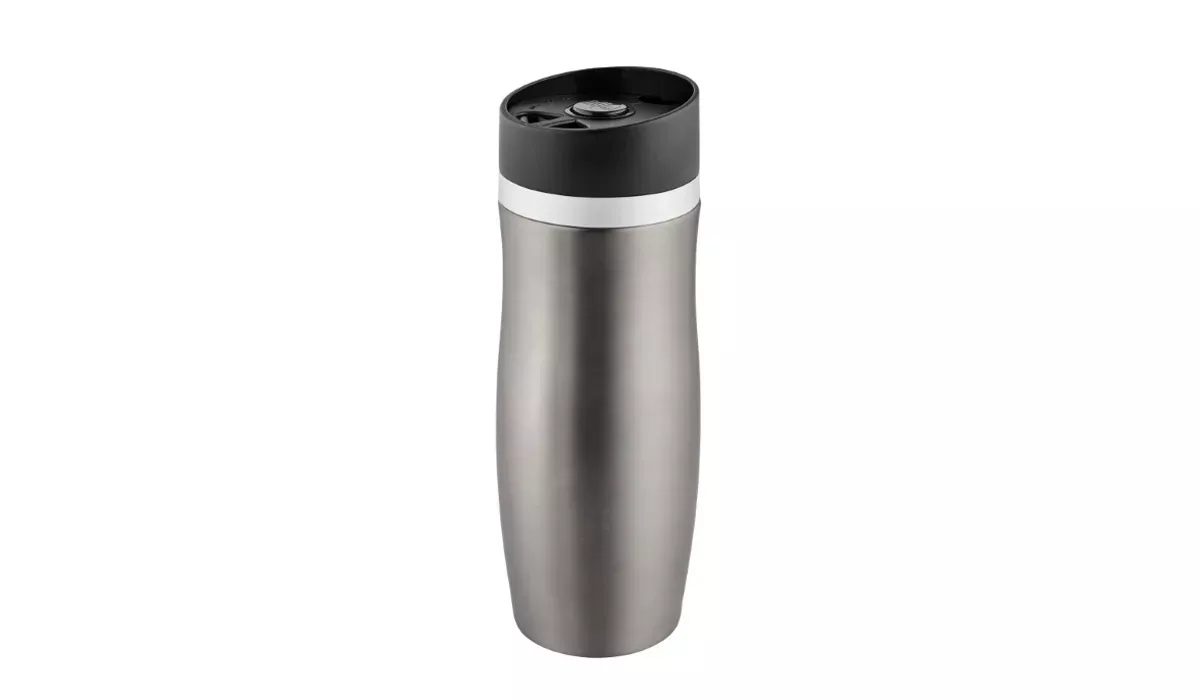 Thermobecher CremaExtensaProtect titan/Ring weiß