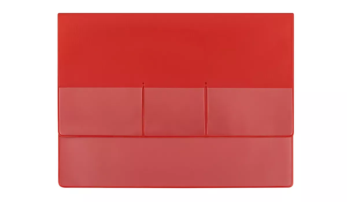 Trolley Paper Bag Foil4 Plain Foil Red