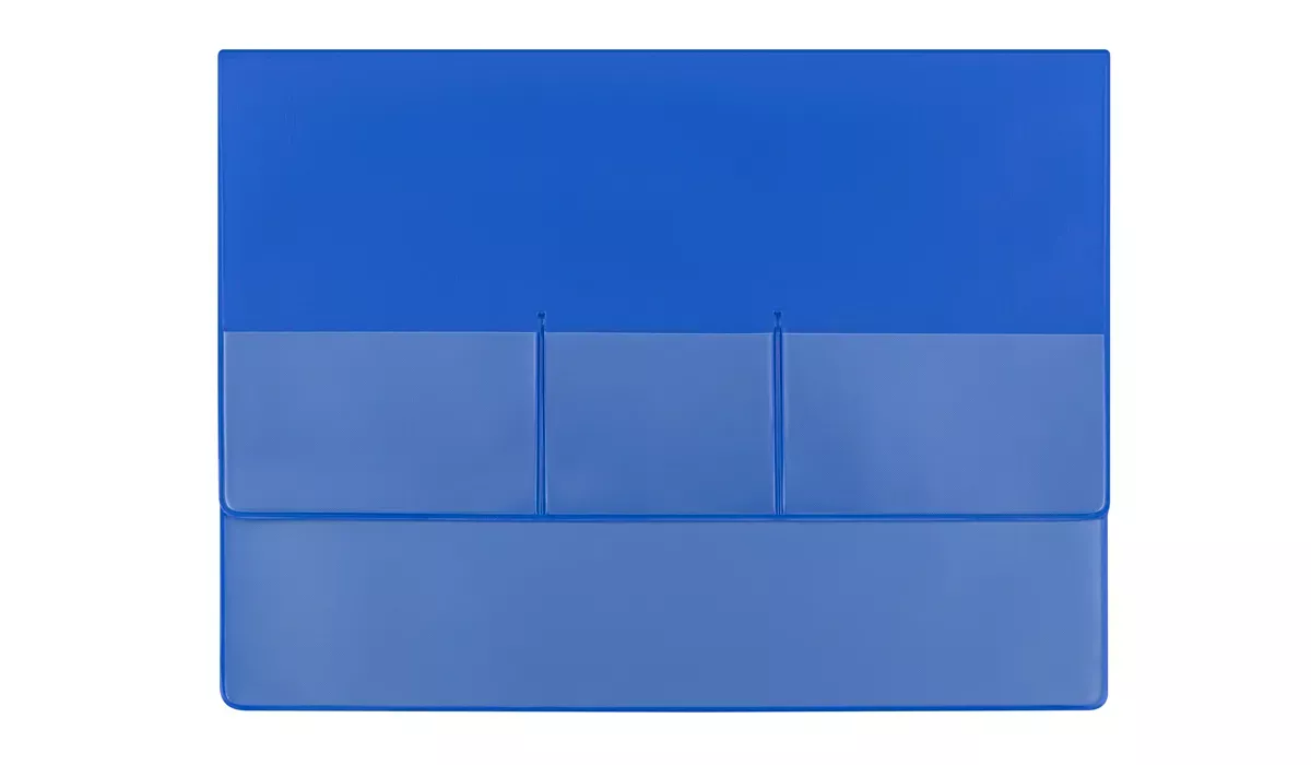 Trolley paper bag foil4 plain foil blue