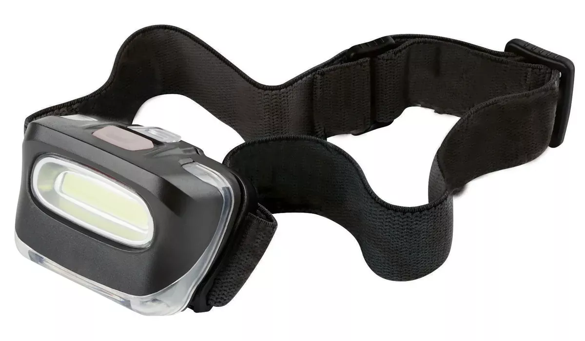 LED MegaBeam Headlamp TopCOB black