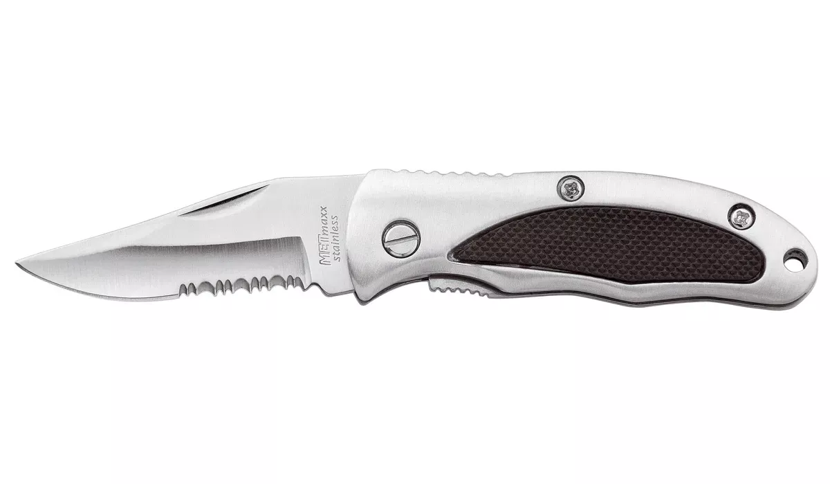 Pocket knife HunterPlus silver/black