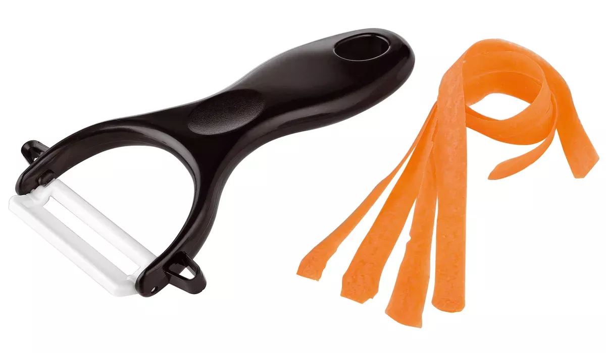 Ceramic peeler KitchenCut black