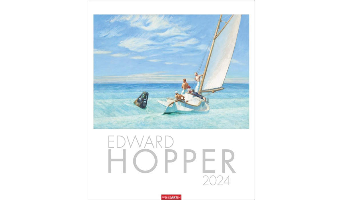Edward Hopper 2024 | picture calendar with logo printed | deprismedia.com