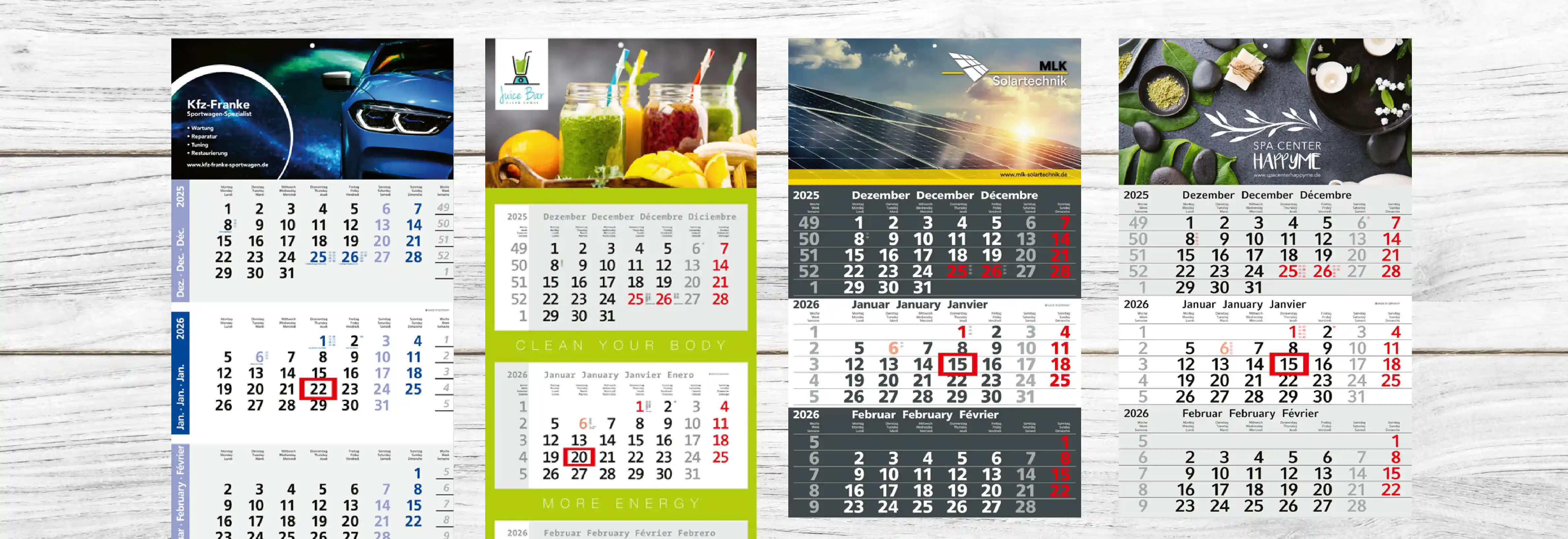 3-Monatskalender 3-Monatskalender