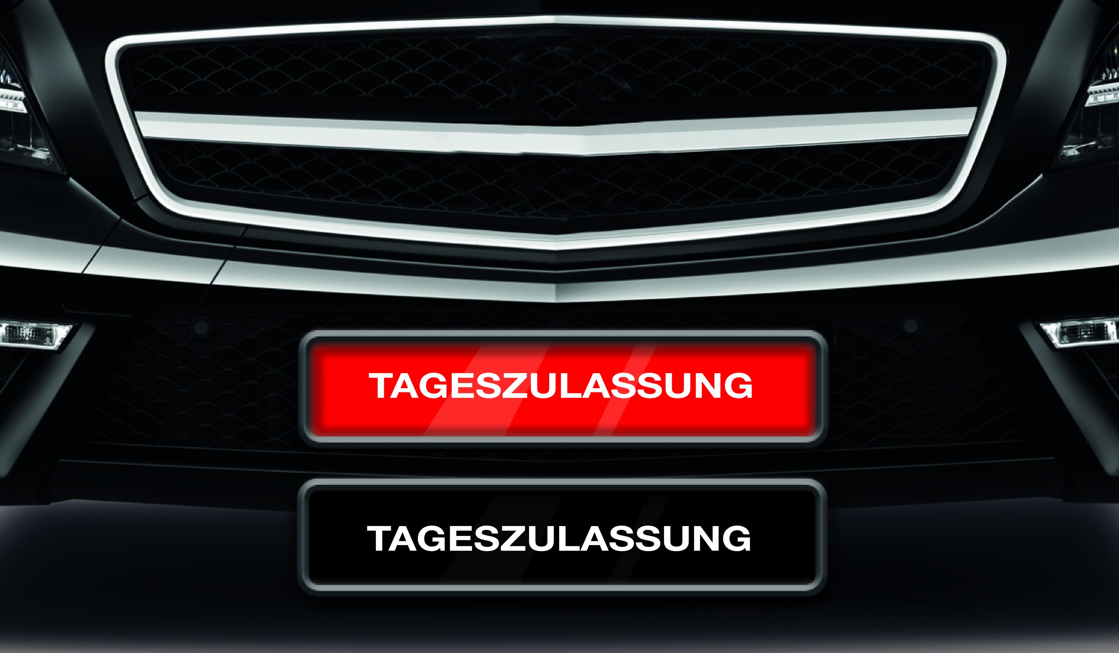 Promotional license plates inserts day admission