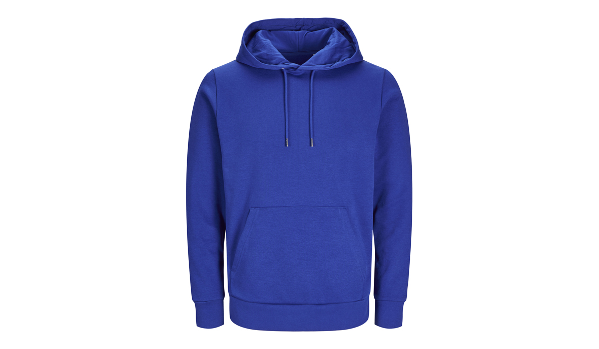 JACK & JONES - Cosy Hoodie BLK3902 - SURF THE WEB BLUE