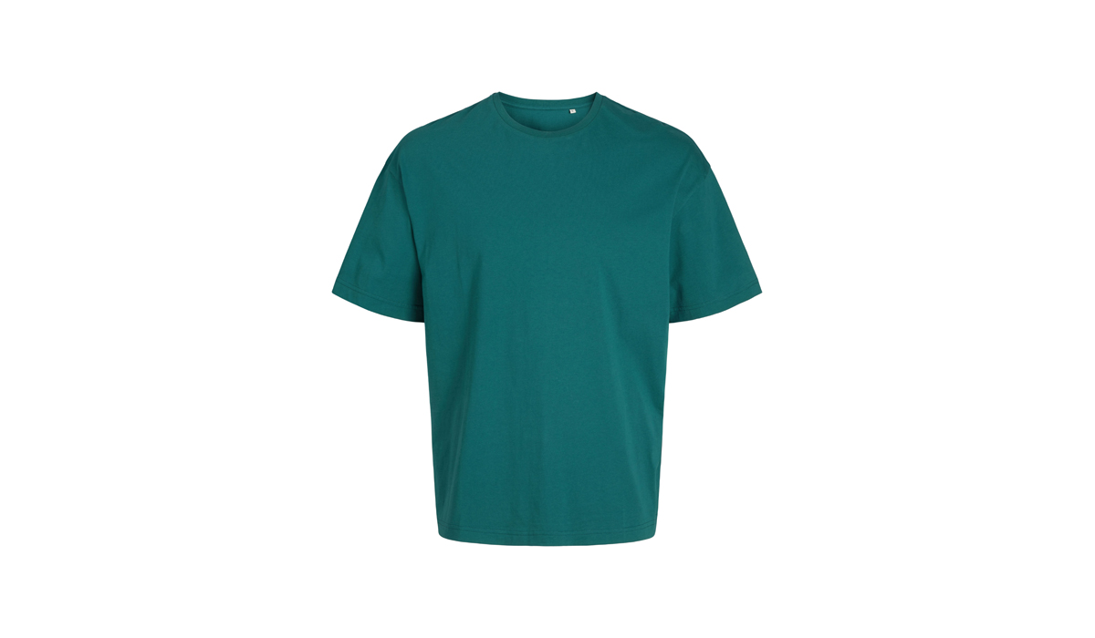 JACK & JONES - Frame Oversize Tee BLK 3911 - ALPINE GREEN