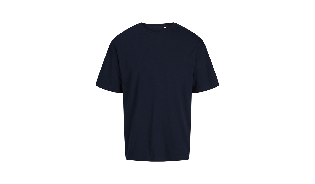 JACK & JONES - Frame Oversize Tee Blk 3911 - navy blazer