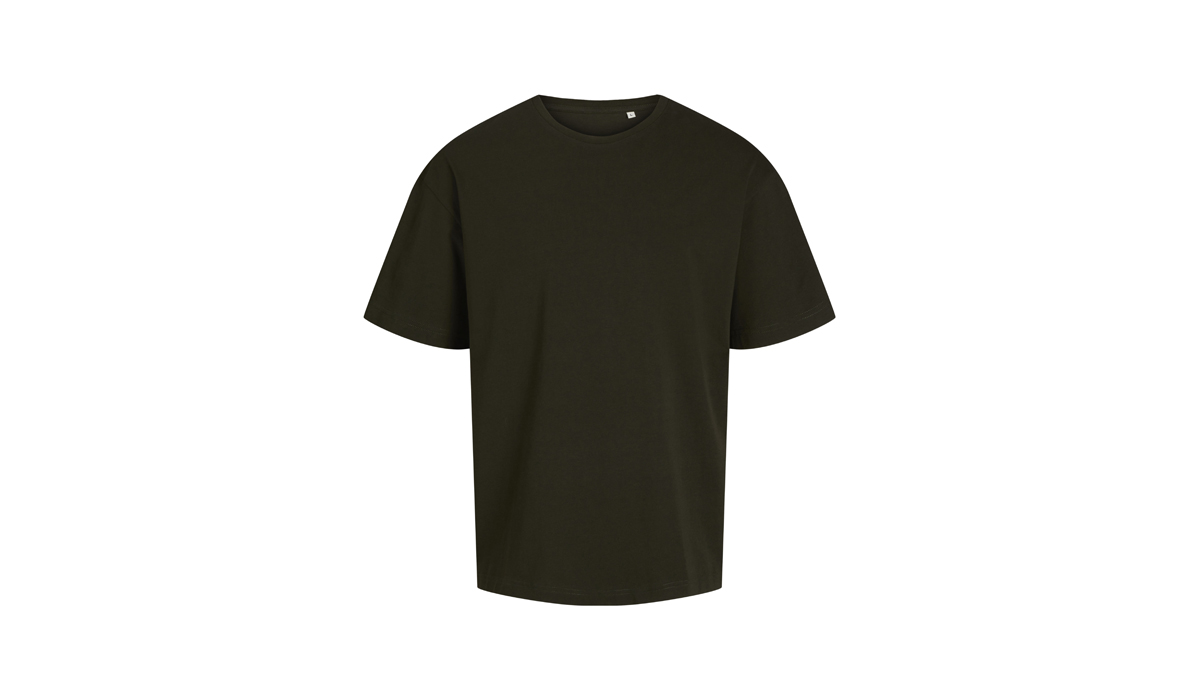 JACK & JONES - Frame Oversize Tee BLK 3911 - ROSIN GREEN