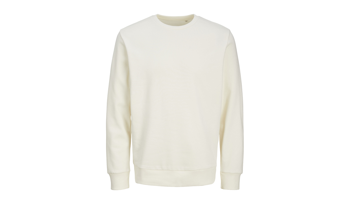 JACK & JONES - Tour Crew Neck Sweat BLK3900 - EGRET OFFWHITE