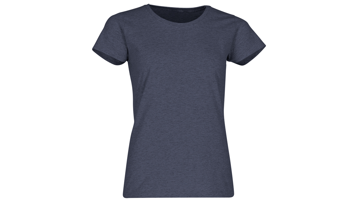Valueweight T Lady-Fit T-Shirt - vintage navy melange