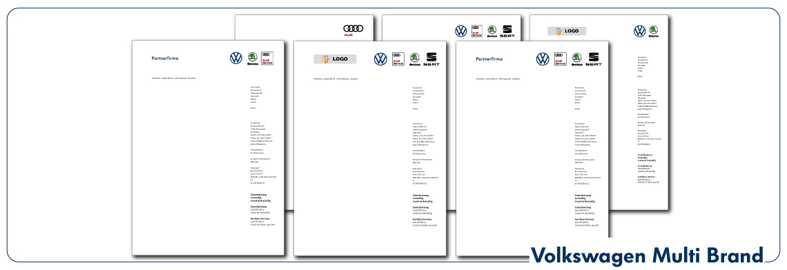 Briefbogen VW Multi Brand