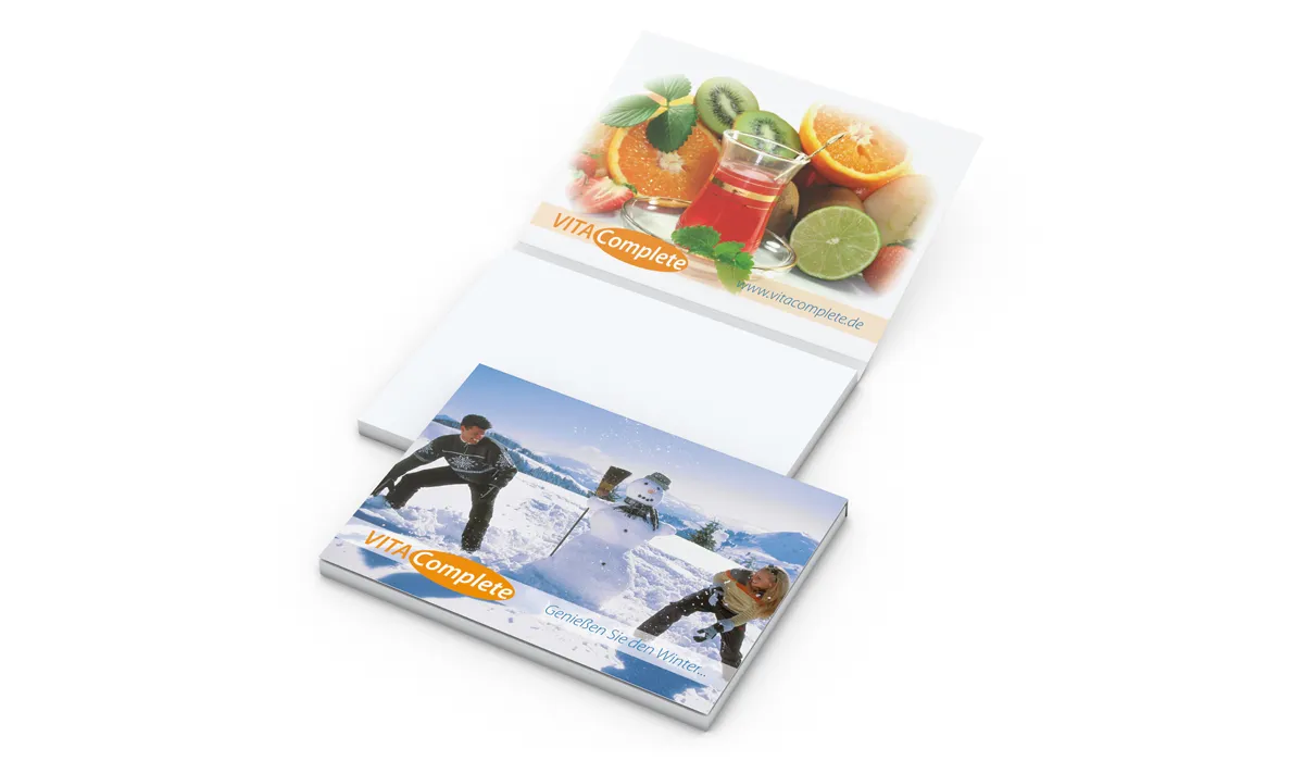 Haftnotizen Cover Karton white Bests. 100 x 72 mm