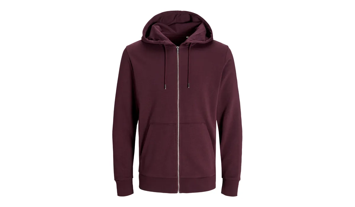JACK & JONES - Day Zip Hooded Sweat BLK3907 - PORT ROYALE